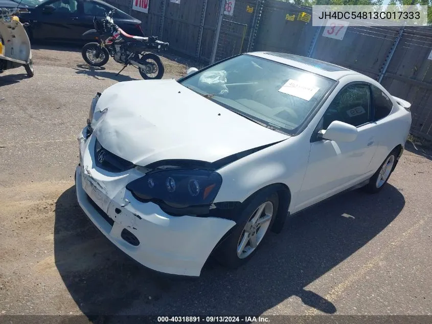 JH4DC54813C017333 2003 Acura Rsx