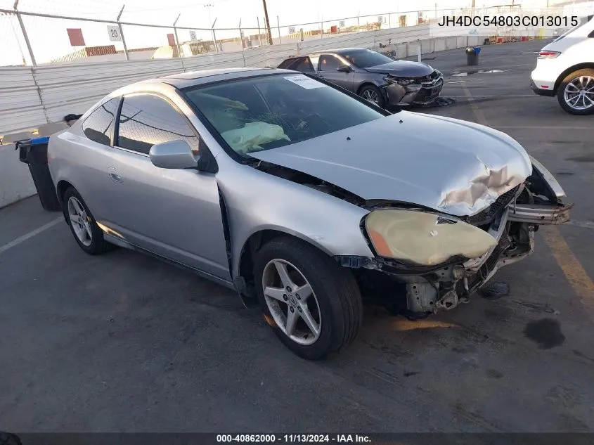 2003 Acura Rsx VIN: JH4DC54803C013015 Lot: 40862000