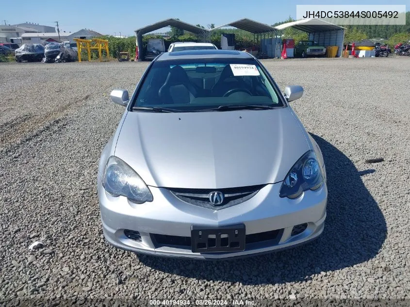 JH4DC53844S005492 2004 Acura Rsx