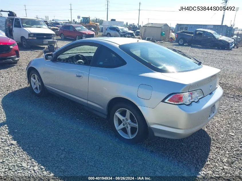 JH4DC53844S005492 2004 Acura Rsx