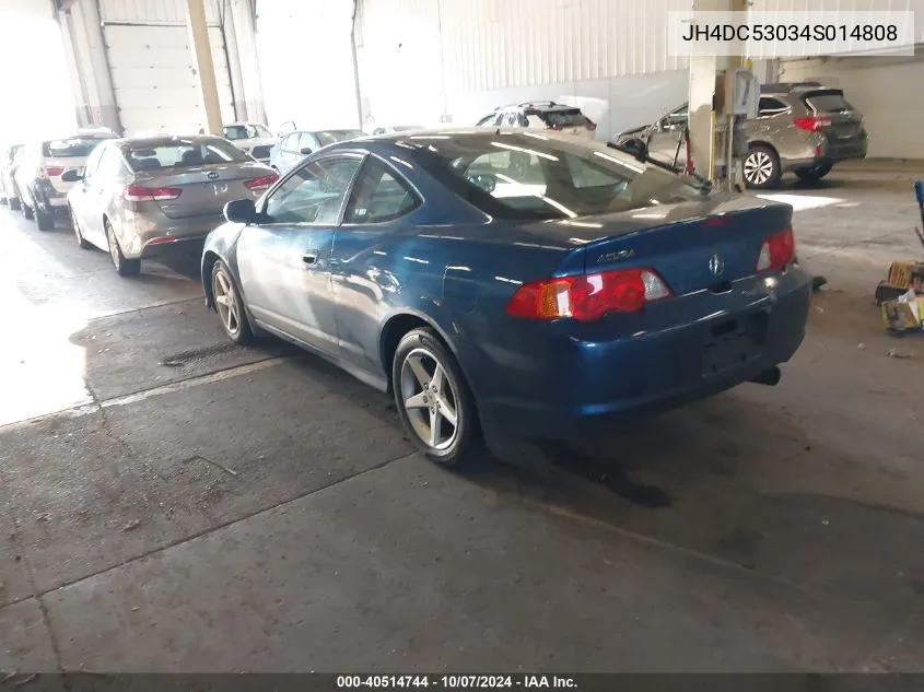 2004 Acura Rsx Type S VIN: JH4DC53034S014808 Lot: 40514744