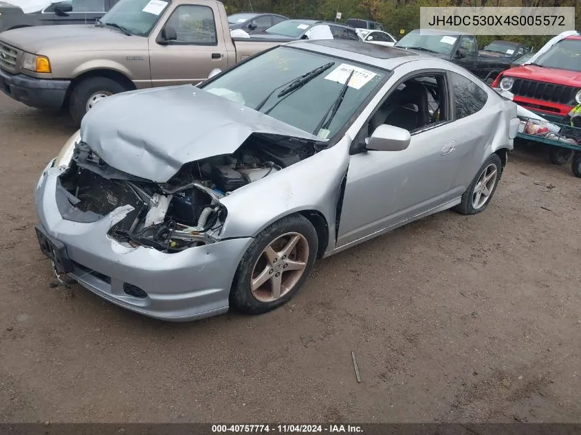 2004 Acura Rsx Type-S VIN: JH4DC530X4S005572 Lot: 40757774