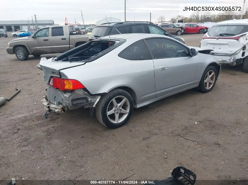 2004 Acura Rsx Type-S VIN: JH4DC530X4S005572 Lot: 40757774