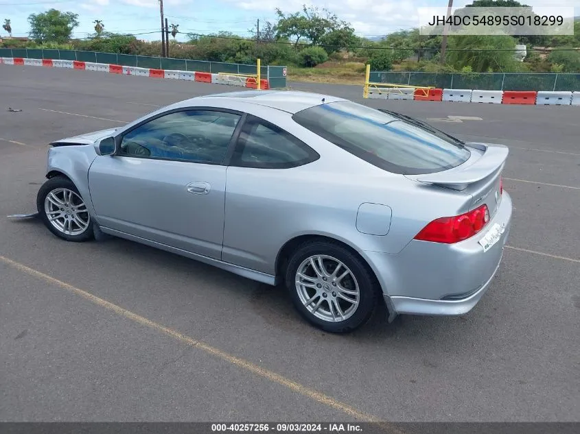 2005 Acura Rsx VIN: JH4DC54895S018299 Lot: 40257256