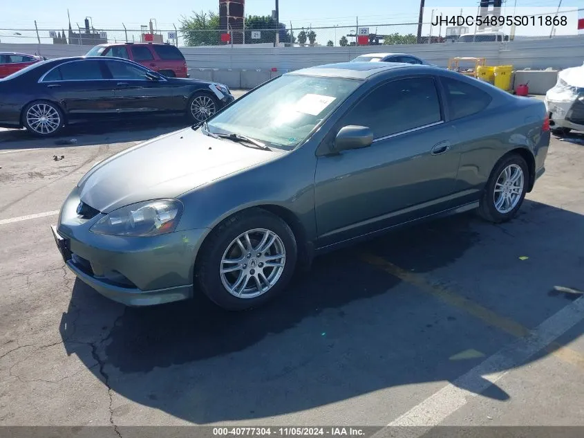 2005 Acura Rsx VIN: JH4DC54895S011868 Lot: 40777304