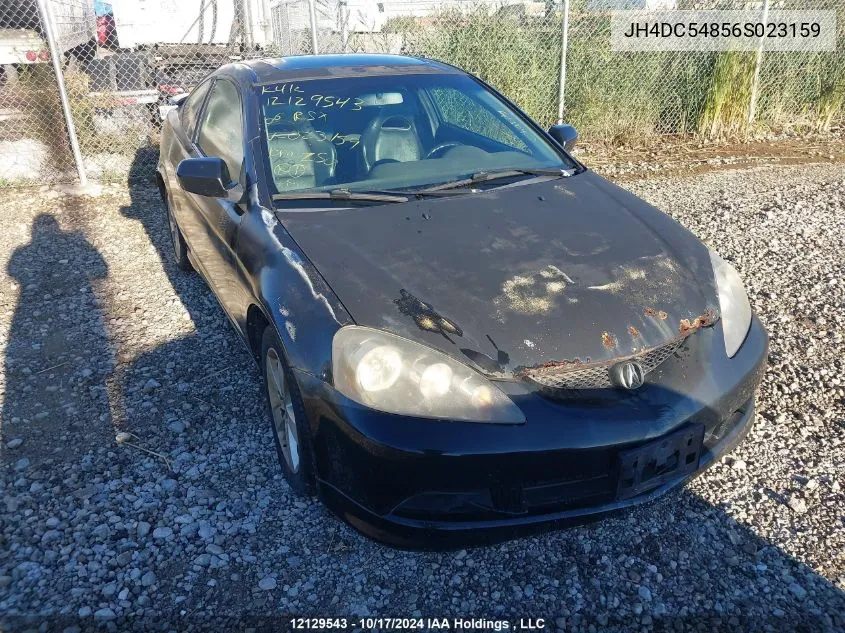 2006 Acura Rsx VIN: JH4DC54856S023159 Lot: 12129543