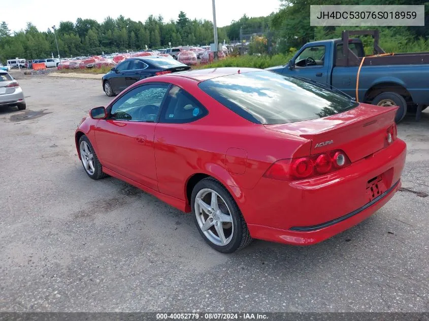 JH4DC53076S018959 2006 Acura Rsx Type-S