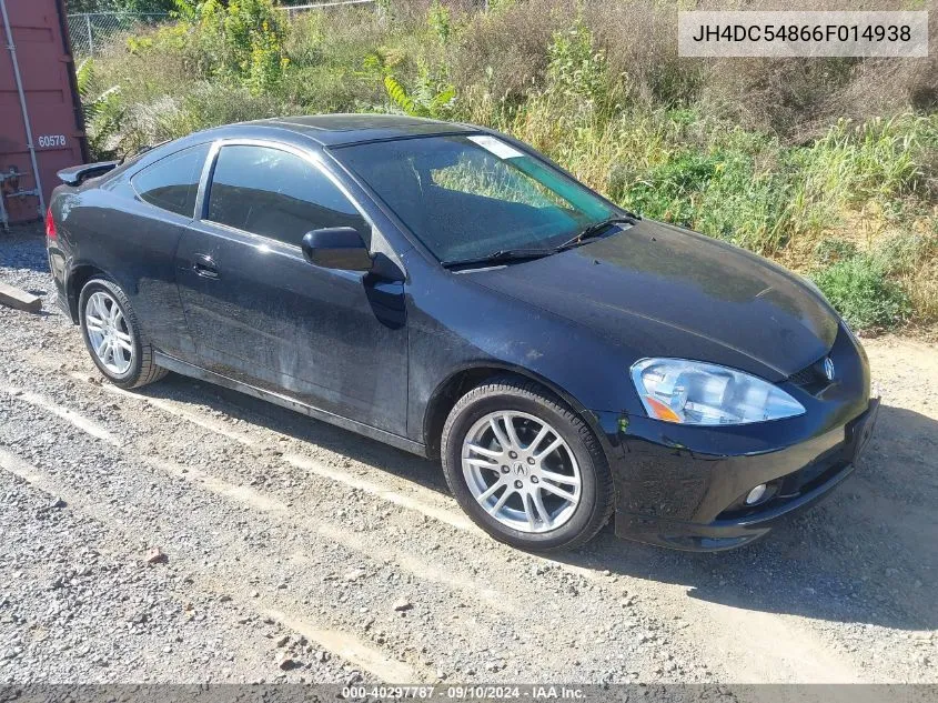 2006 Acura Rsx VIN: JH4DC54866F014938 Lot: 40297787