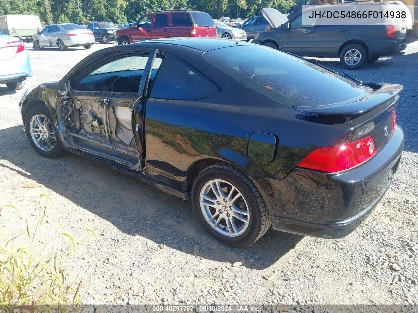 2006 Acura Rsx VIN: JH4DC54866F014938 Lot: 40297787