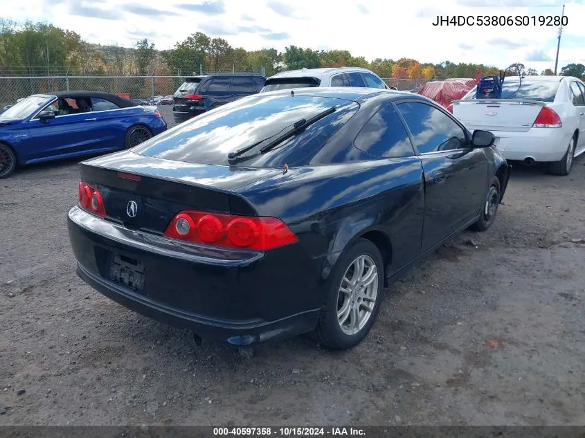 JH4DC53806S019280 2006 Acura Rsx