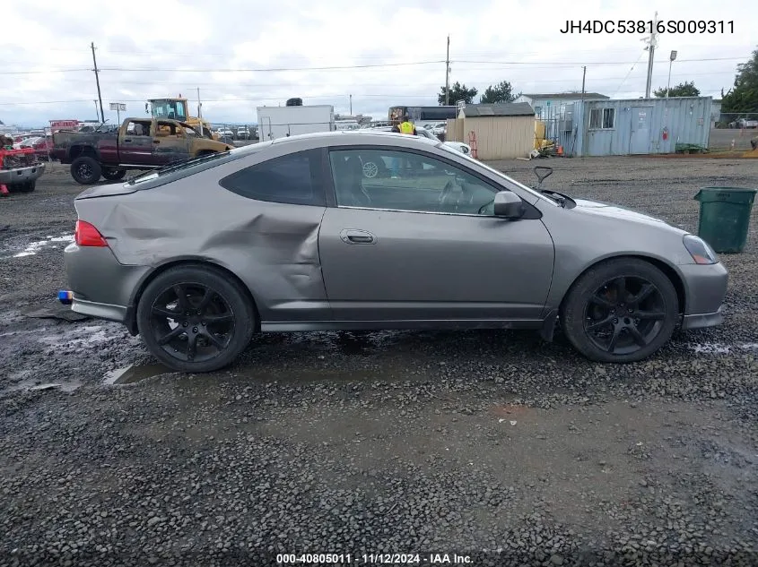 JH4DC53816S009311 2006 Acura Rsx