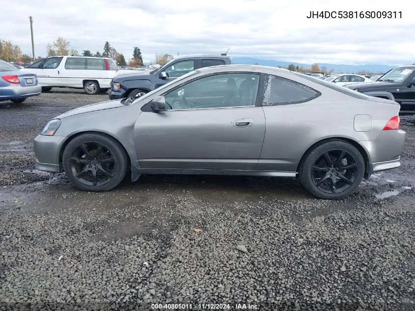 JH4DC53816S009311 2006 Acura Rsx