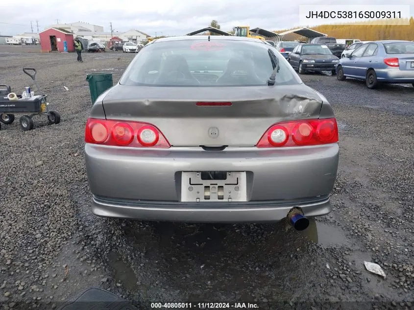 JH4DC53816S009311 2006 Acura Rsx