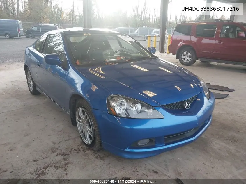 JH4DC53836S017216 2006 Acura Rsx