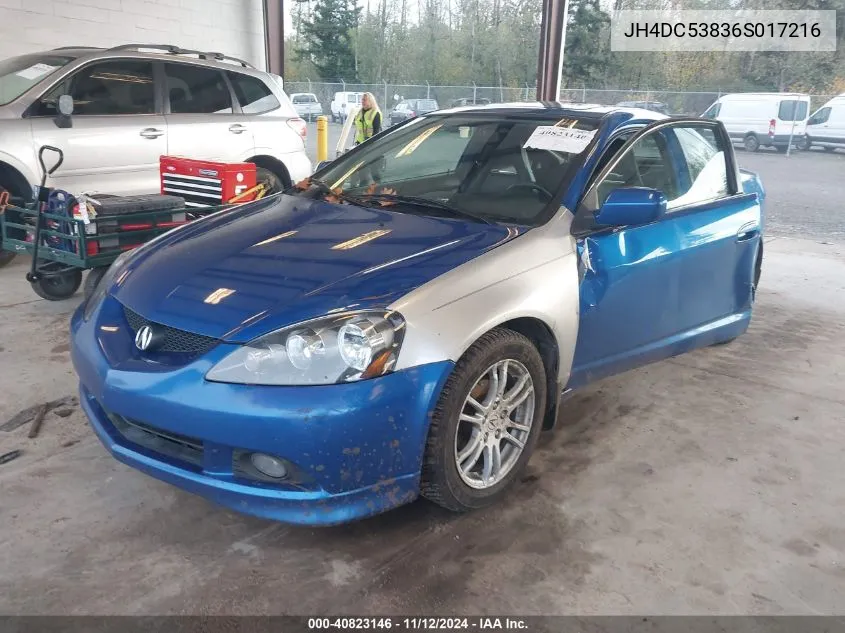 JH4DC53836S017216 2006 Acura Rsx