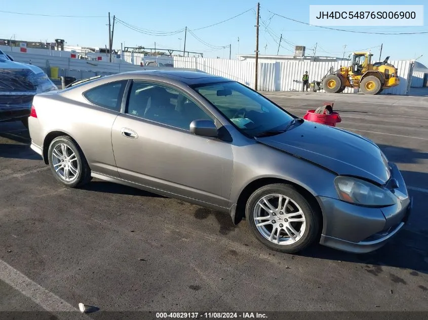 2006 Acura Rsx VIN: JH4DC54876S006900 Lot: 40829137