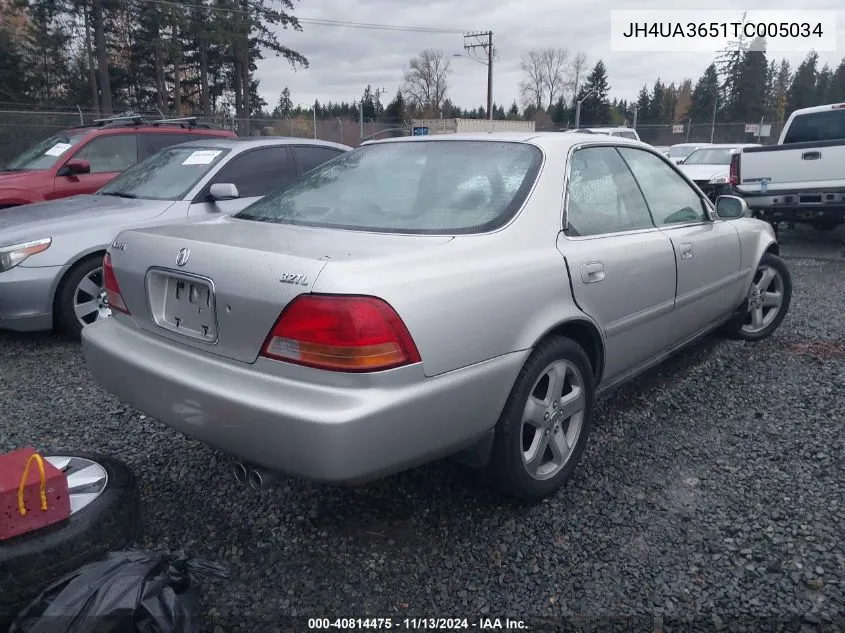 1996 Acura 3.2Tl VIN: JH4UA3651TC005034 Lot: 40814475