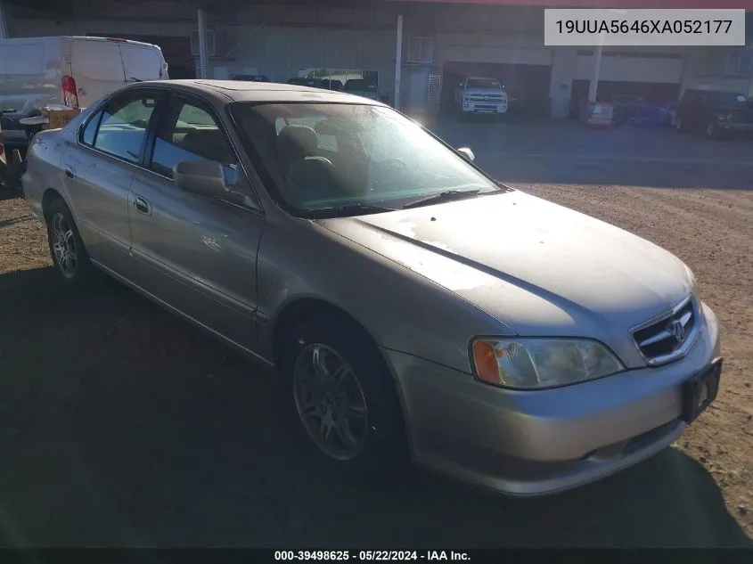 1999 Acura Tl 3.2 VIN: 19UUA5646XA052177 Lot: 39498625