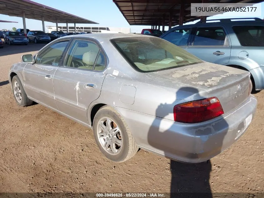 1999 Acura Tl 3.2 VIN: 19UUA5646XA052177 Lot: 39498625