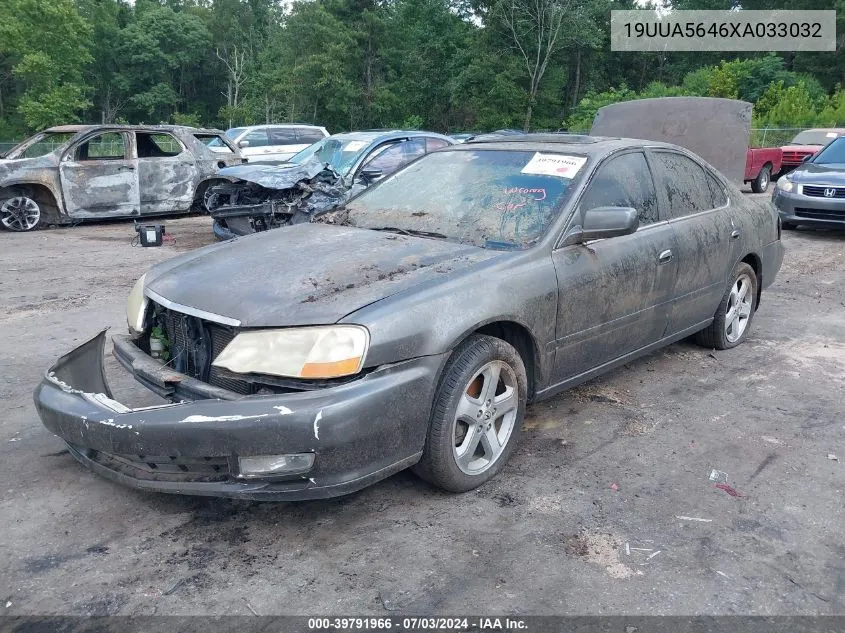 1999 Acura Tl 3.2 VIN: 19UUA5646XA033032 Lot: 40873623