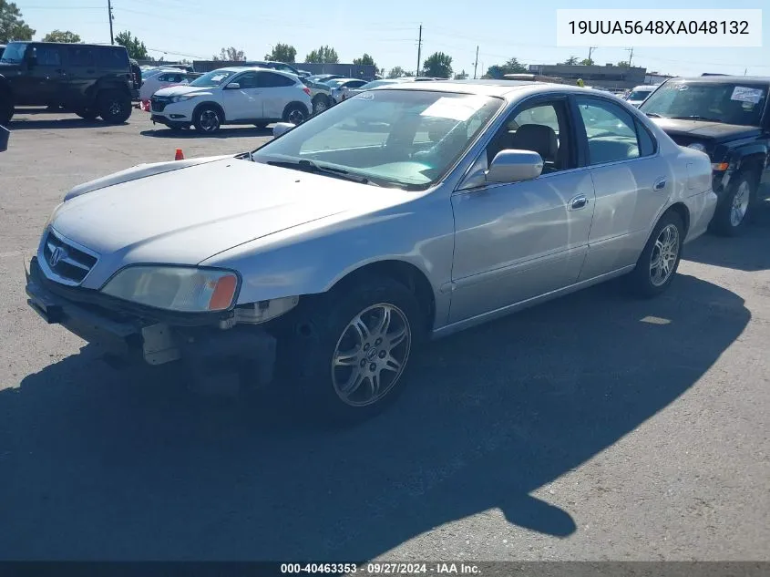 1999 Acura Tl 3.2 VIN: 19UUA5648XA048132 Lot: 40463353