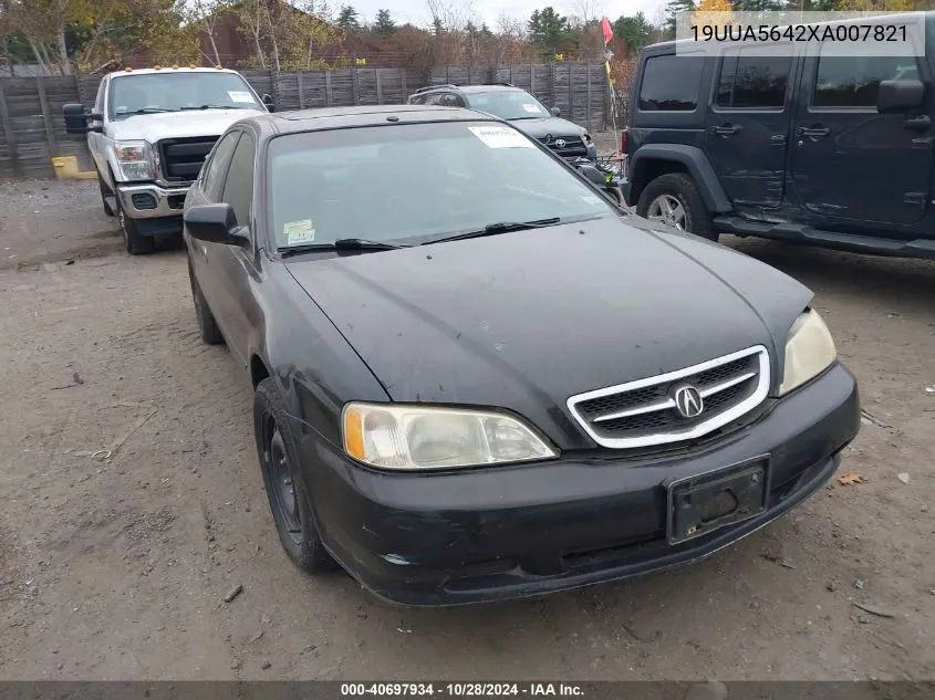 1999 Acura Tl 3.2 VIN: 19UUA5642XA007821 Lot: 40697934