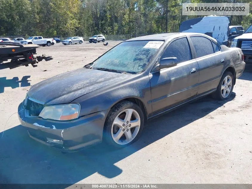 1999 Acura Tl 3.2 VIN: 19UUA5646XA033032 Lot: 40873623