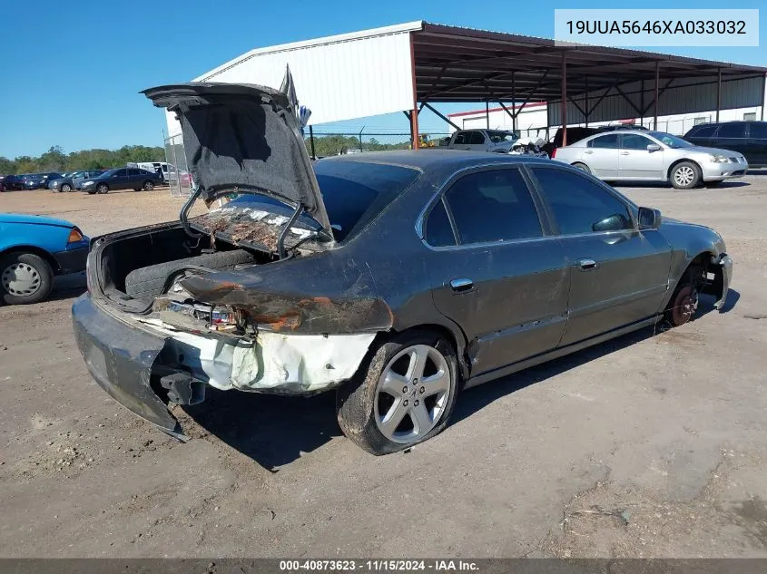 1999 Acura Tl 3.2 VIN: 19UUA5646XA033032 Lot: 40873623