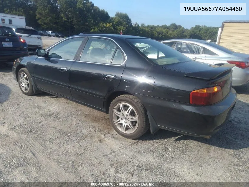 2000 Acura Tl 3.2 VIN: 19UUA5667YA054460 Lot: 40069763