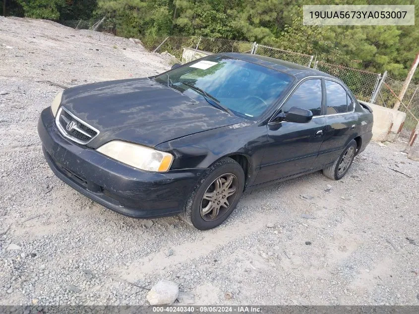 2000 Acura Tl VIN: 19UUA5673YA053007 Lot: 40240340