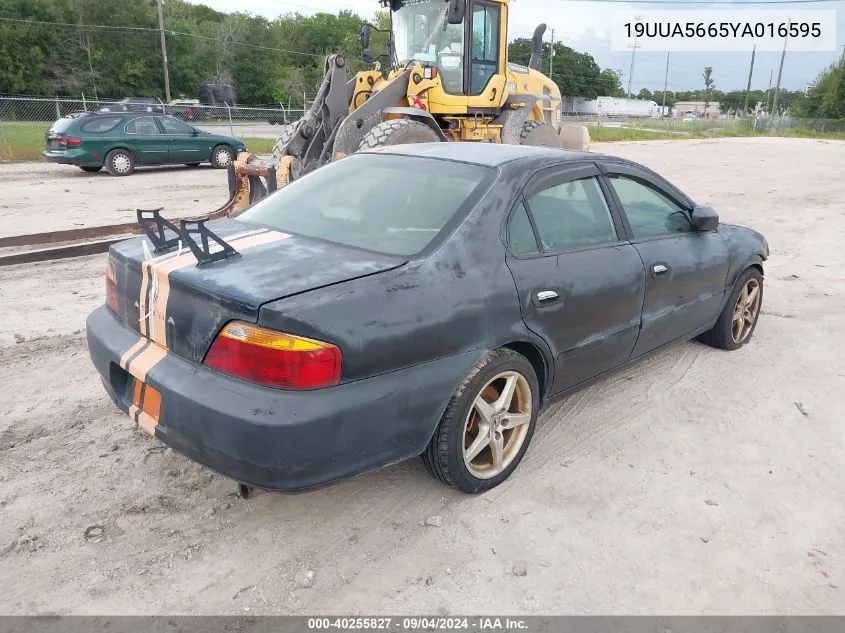 2000 Acura Tl 3.2 VIN: 19UUA5665YA016595 Lot: 40255827