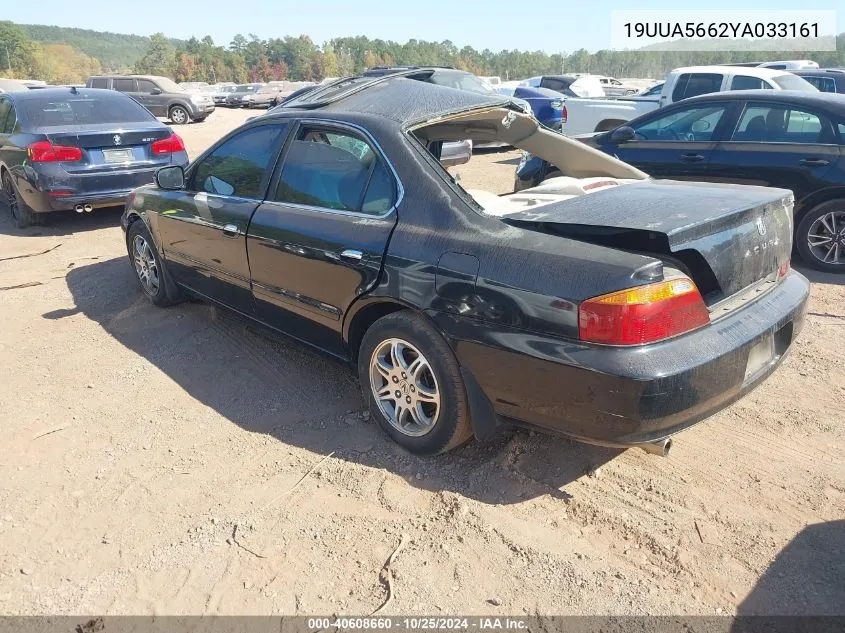 2000 Acura Tl 3.2 VIN: 19UUA5662YA033161 Lot: 40608660