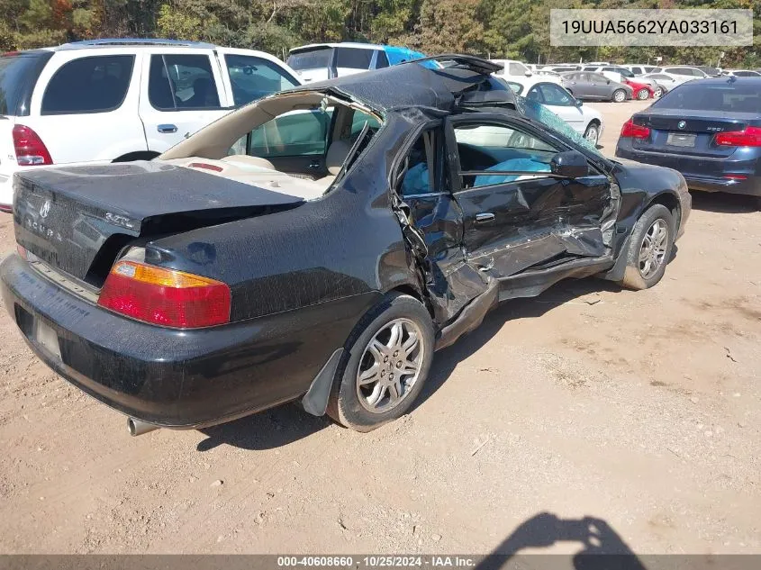 2000 Acura Tl 3.2 VIN: 19UUA5662YA033161 Lot: 40608660