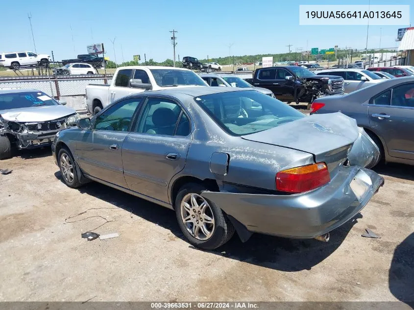 19UUA56641A013645 2001 Acura Tl 3.2