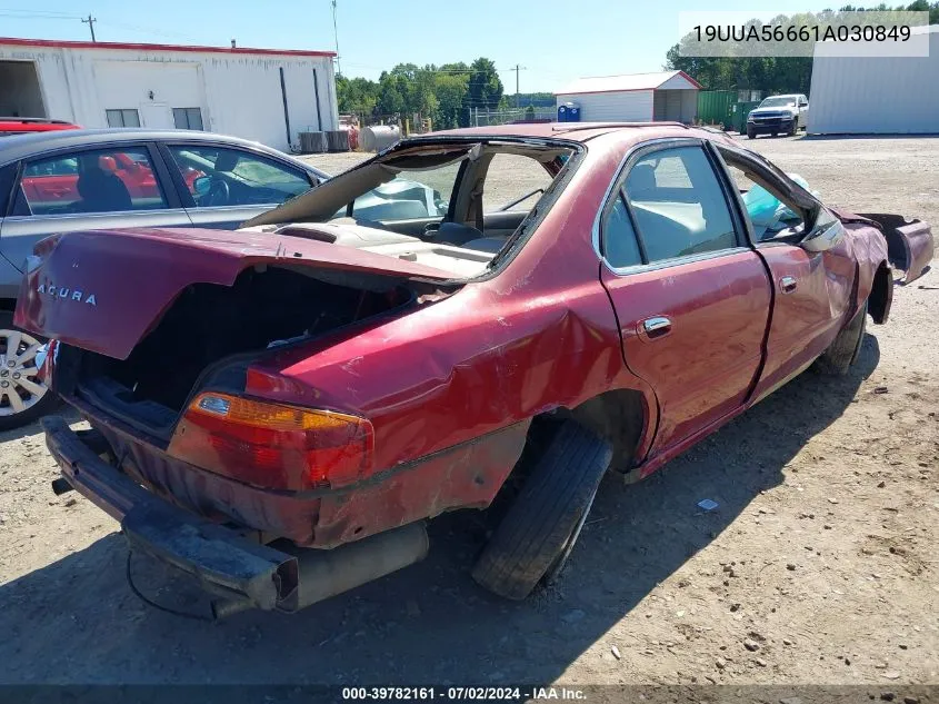 2001 Acura Tl 3.2 VIN: 19UUA56661A030849 Lot: 39782161