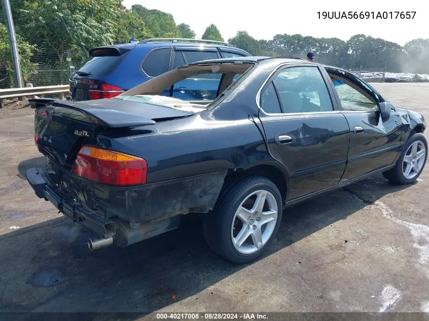 19UUA56691A017657 2001 Acura Tl 3.2