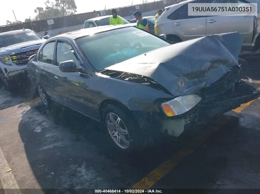 2001 Acura Tl 3.2 VIN: 19UUA56751A030351 Lot: 40468414