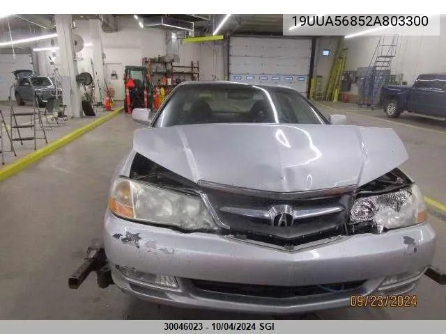 2002 Acura 3.2Tl Type-S VIN: 19UUA56852A803300 Lot: 30046023