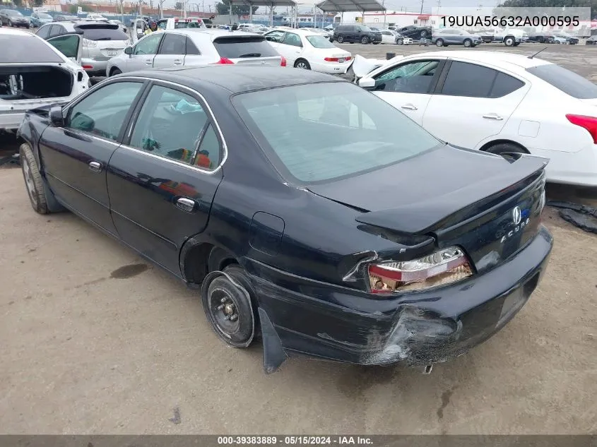 2002 Acura Tl 3.2 VIN: 19UUA56632A000595 Lot: 39383889