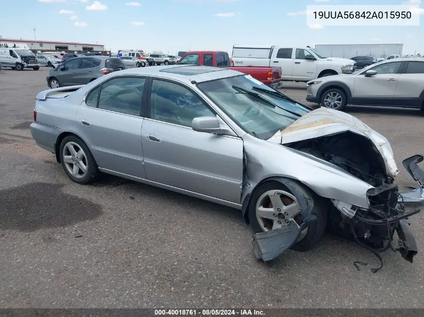 19UUA56842A015950 2002 Acura Tl 3.2 Type S