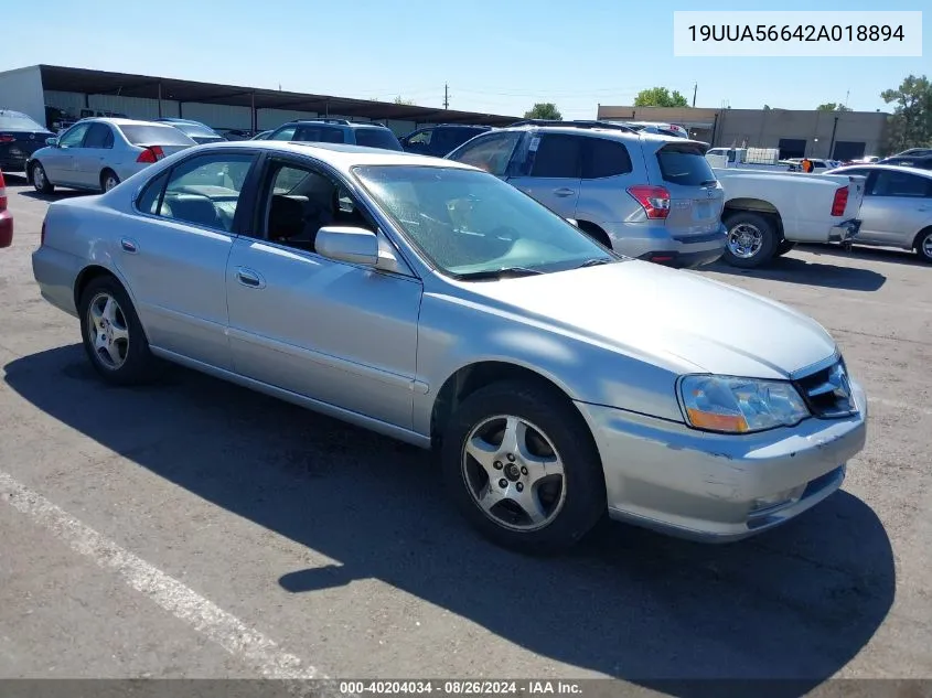 19UUA56642A018894 2002 Acura Tl 3.2