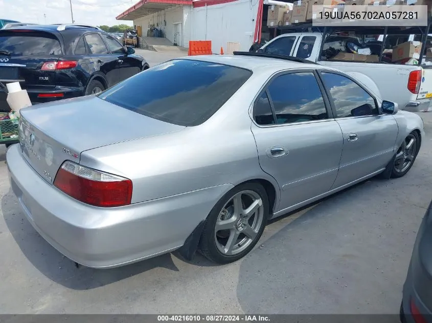 19UUA56702A057281 2002 Acura Tl 3.2