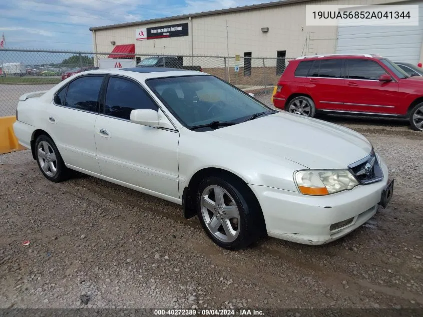 2002 Acura Tl 3.2 Type S VIN: 19UUA56852A041344 Lot: 40272389