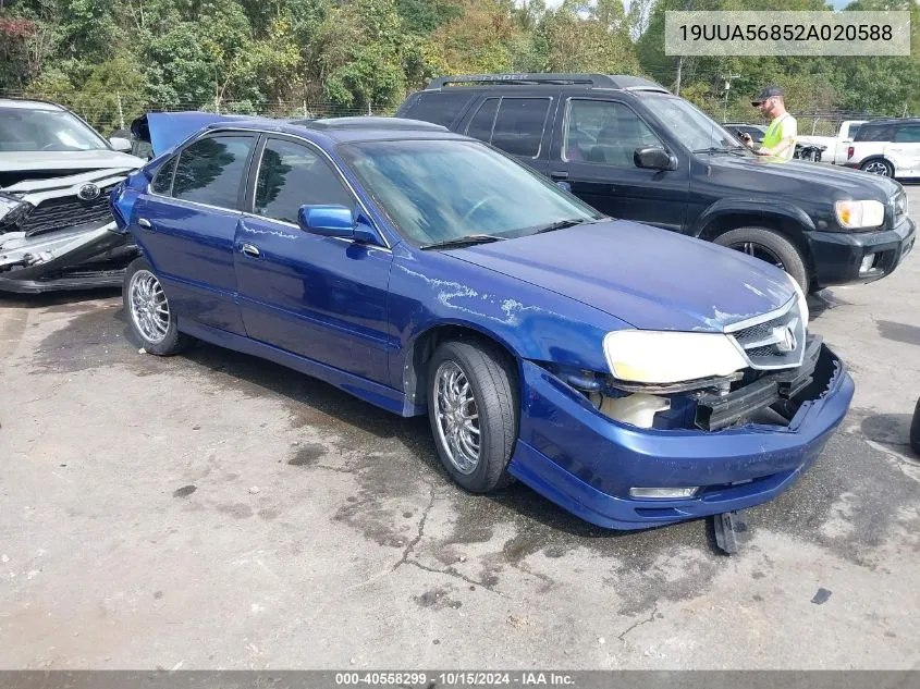 2002 Acura Tl 3.2 Type S VIN: 19UUA56852A020588 Lot: 40558299