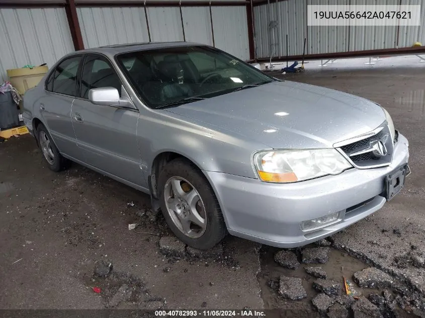 2002 Acura Tl 3.2 VIN: 19UUA56642A047621 Lot: 40782993