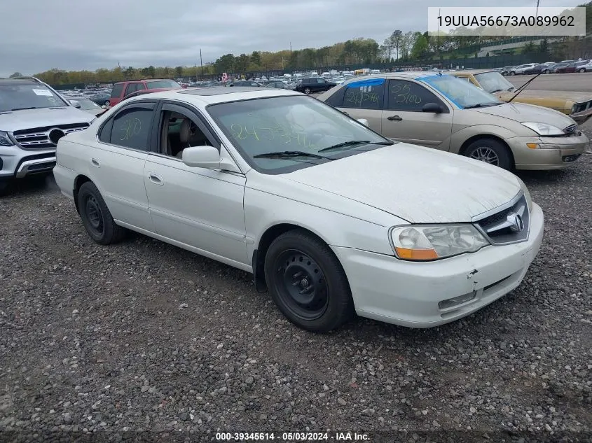 2003 Acura Tl 3.2 VIN: 19UUA56673A089962 Lot: 39345614