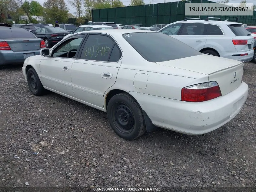 2003 Acura Tl 3.2 VIN: 19UUA56673A089962 Lot: 39345614