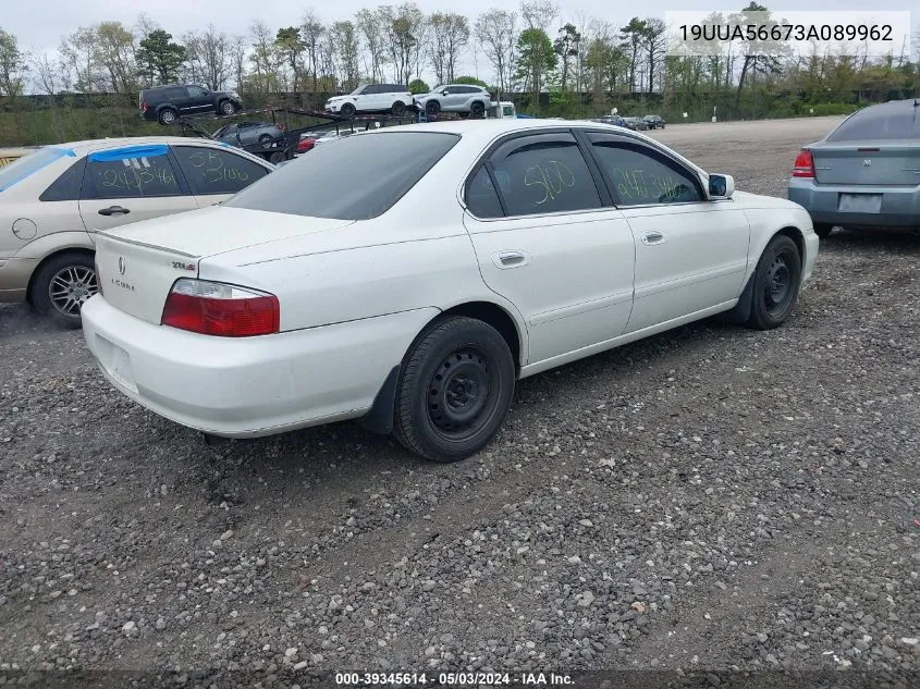 2003 Acura Tl 3.2 VIN: 19UUA56673A089962 Lot: 39345614