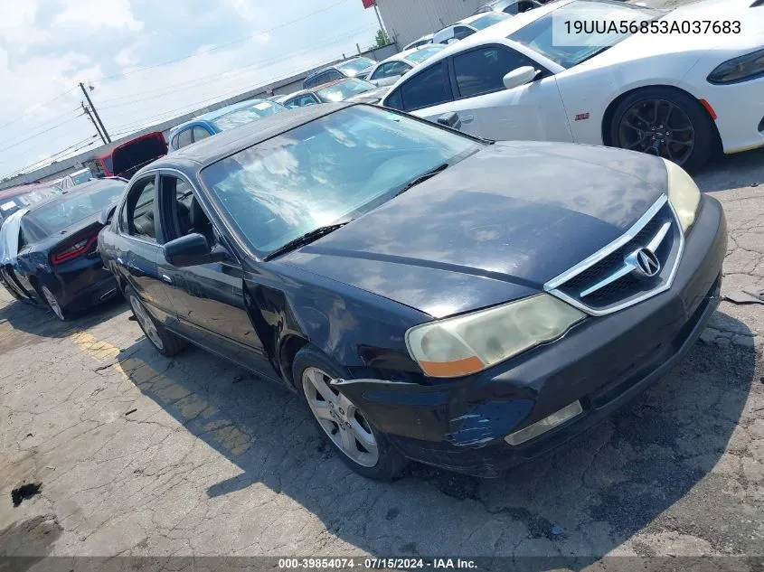 2003 Acura Tl 3.2 Type S VIN: 19UUA56853A037683 Lot: 39854074