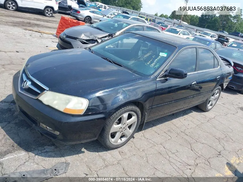 2003 Acura Tl 3.2 Type S VIN: 19UUA56853A037683 Lot: 39854074